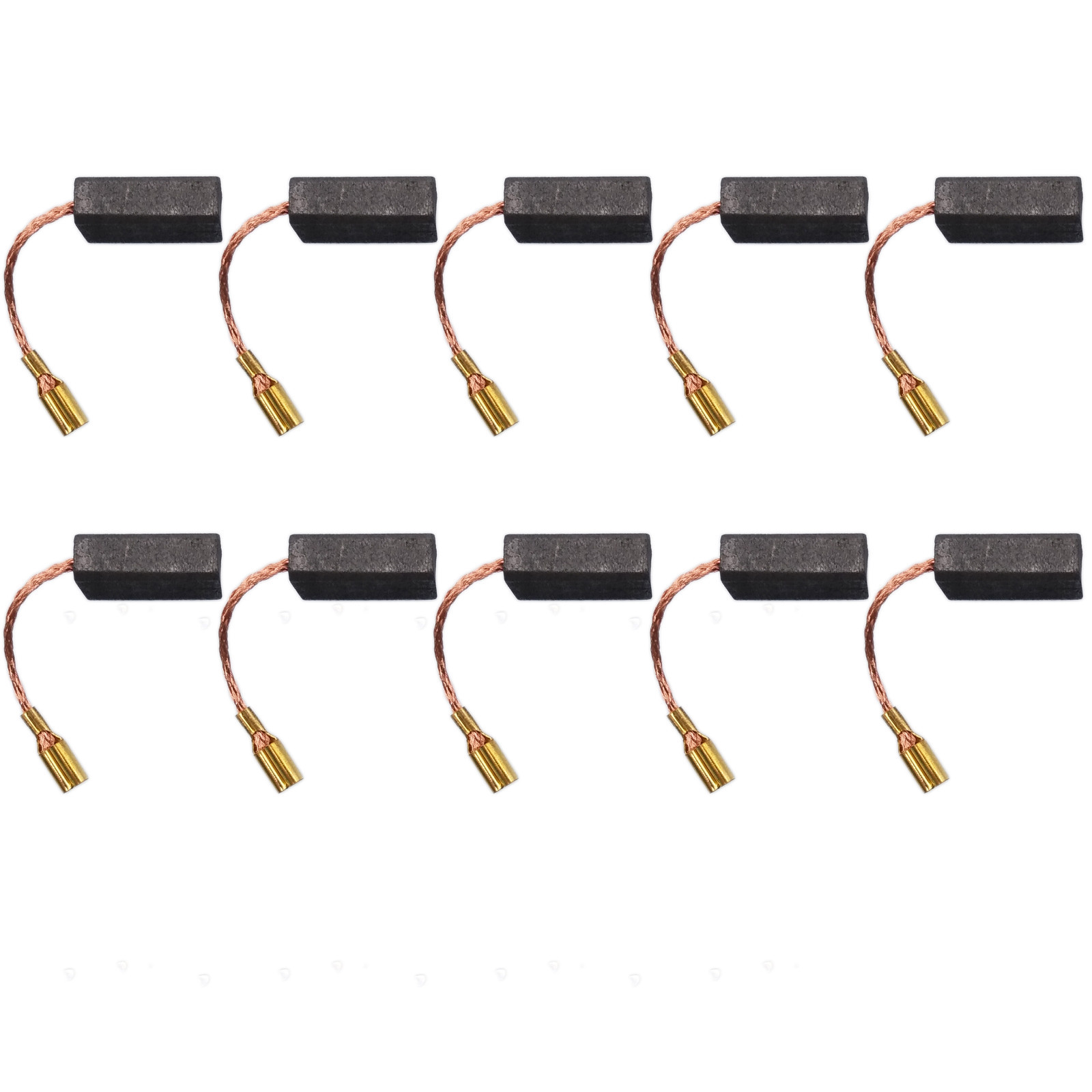 US Stock 6pcs 5mm x 11mm x 16mm Carbon Brushes Motor Brush Set Replacement #9553