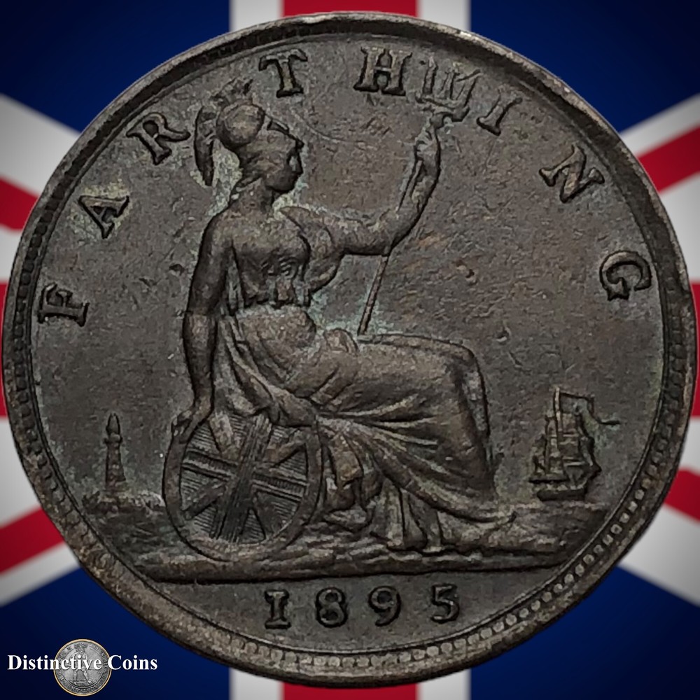 Great Britain 1895 Farthing 1/4d GB4399