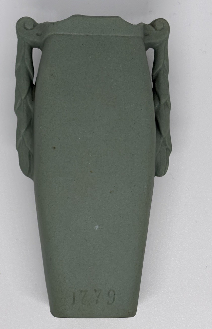 Antique German Commemorative Bisque Vase Kaiser Wilhelm Franz Joseph 1779 c.1914