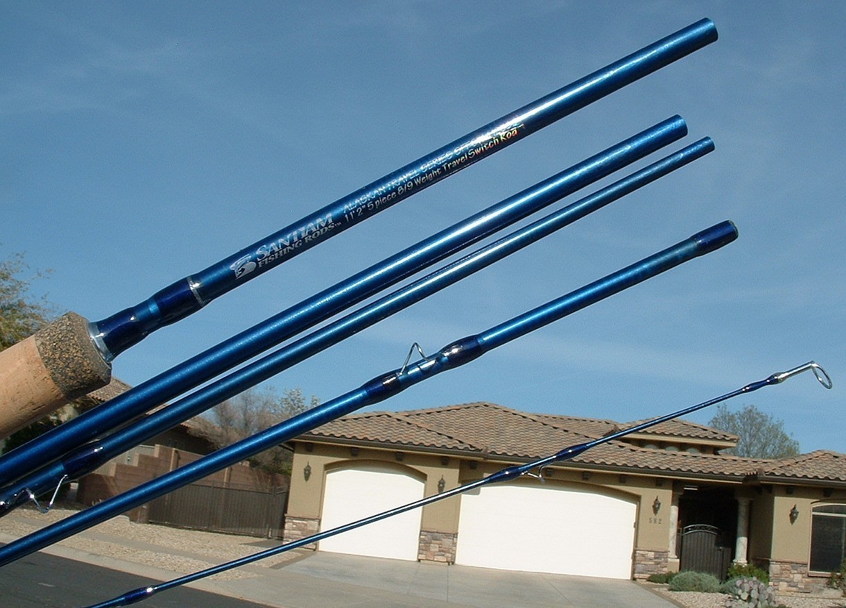 Santiam 11'2" 8/9wt Graphite Alaskan Travel Series 5pc Switch Rod w/HARD CASE