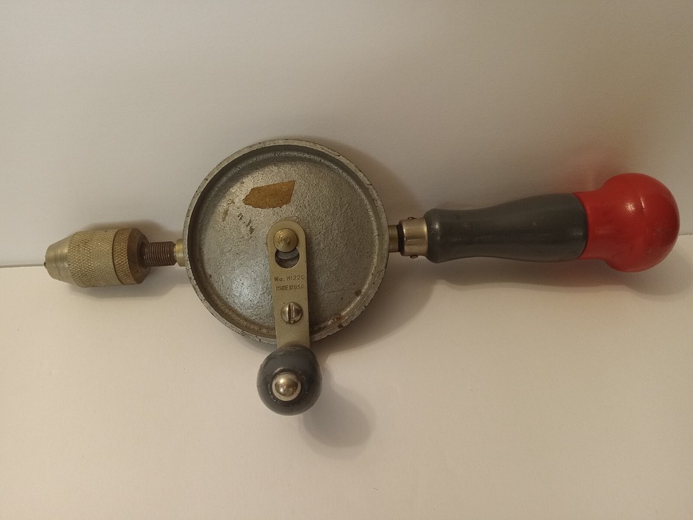 Vintage Hand Drill Model H1220.