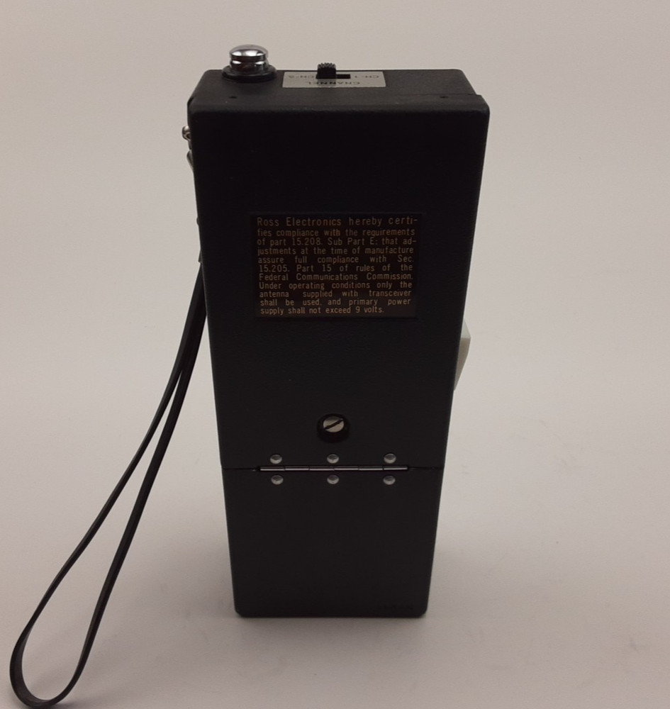 Ross 11 Transistor Transceiver, Turns On With Static, 1960s