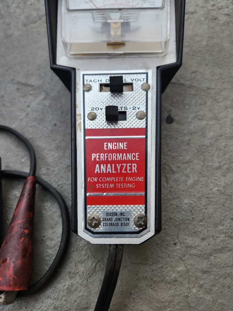 Vintage Dixson Engine Performance Analyzer made USA Complete Engine Testing