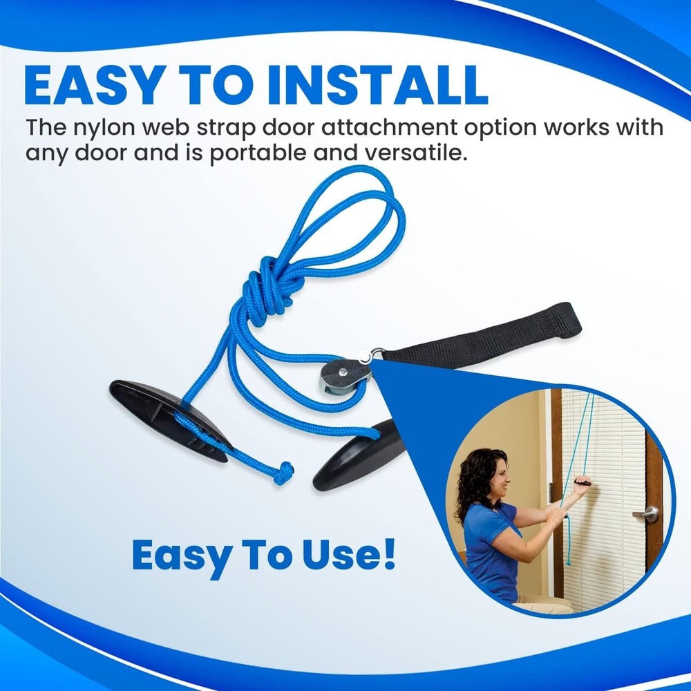 RangeMaster Blue Ranger Basic Shoulder Therapeutic Exercise Over the Door