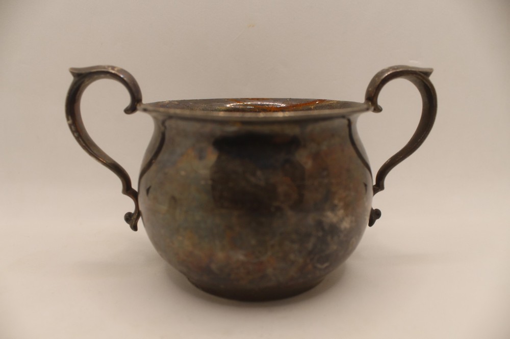 Victorian Silver Plate Sugar Bowl