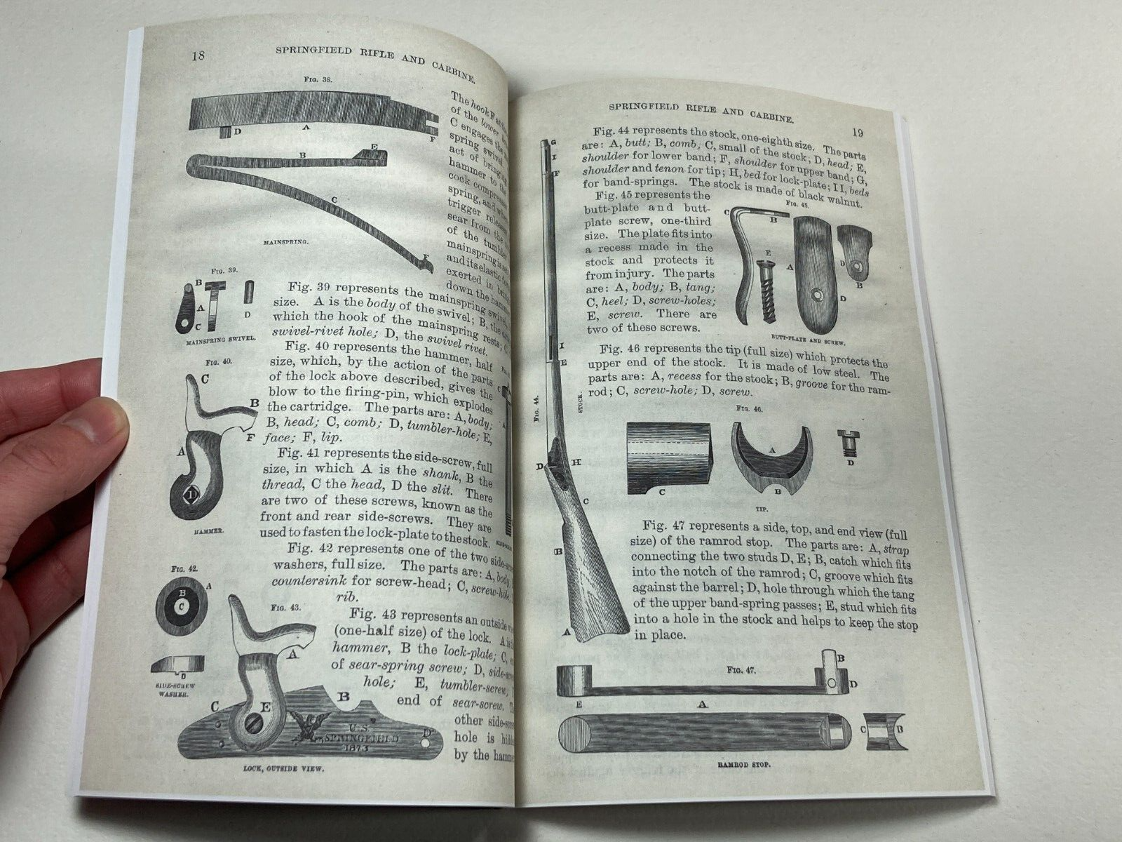 U.S. Army Trapdoor Springfield Rifle Model 1873, Carbine & Revolvers Book 45-70