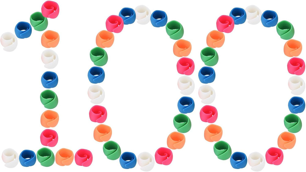 100pcs Upgraded Thread Holder/Spool Huggers Compatible with Larger spools- Keep