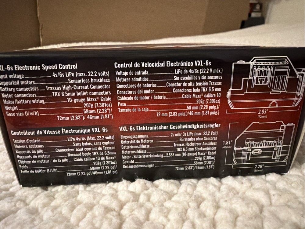 Traxxas VXL-6S Electronic Speed Control