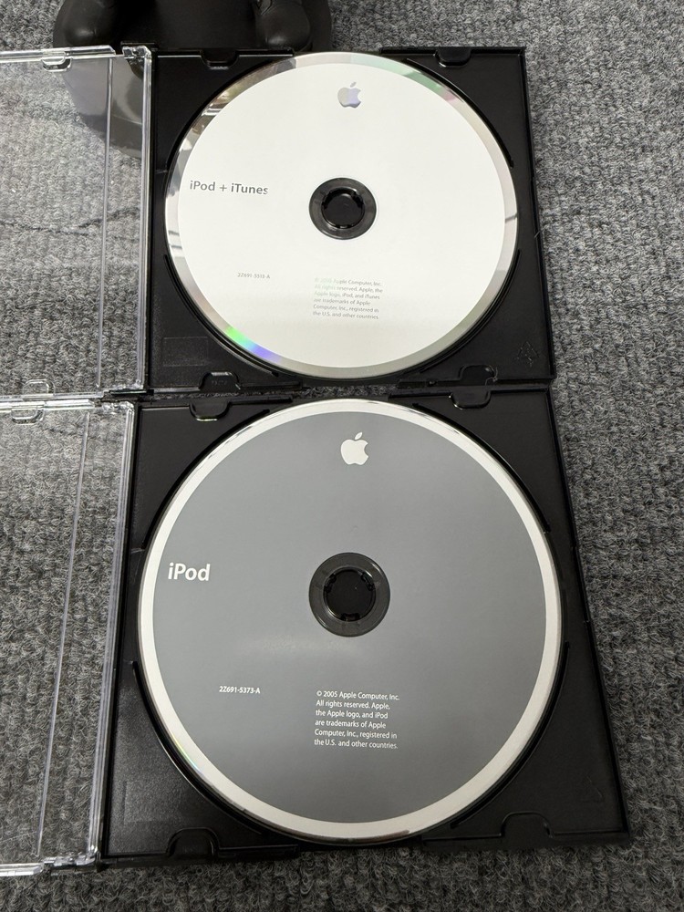 Apple iPod + iTunes Software Installation Disc BUNDLE - CD-ROM - FREE SHIPPING!