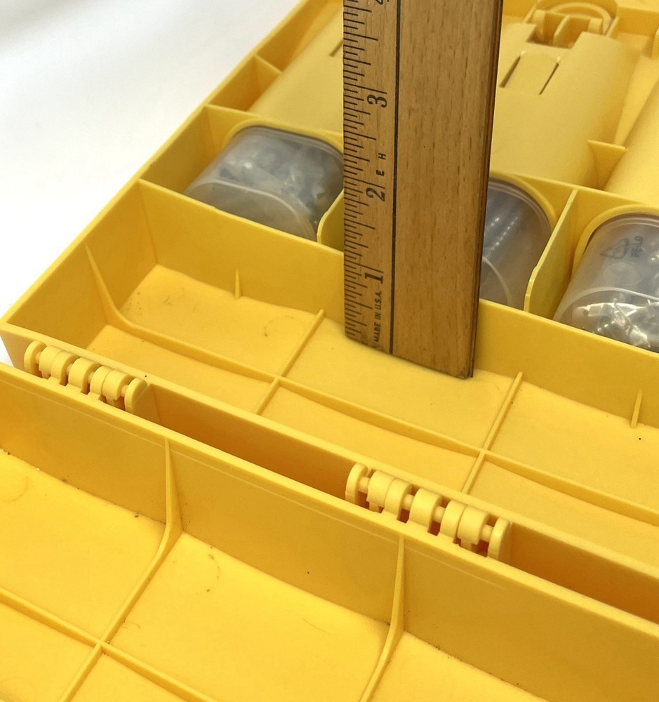 Vintage Pro-Pack Assorted Screws Caddy Carrying Case with Handle