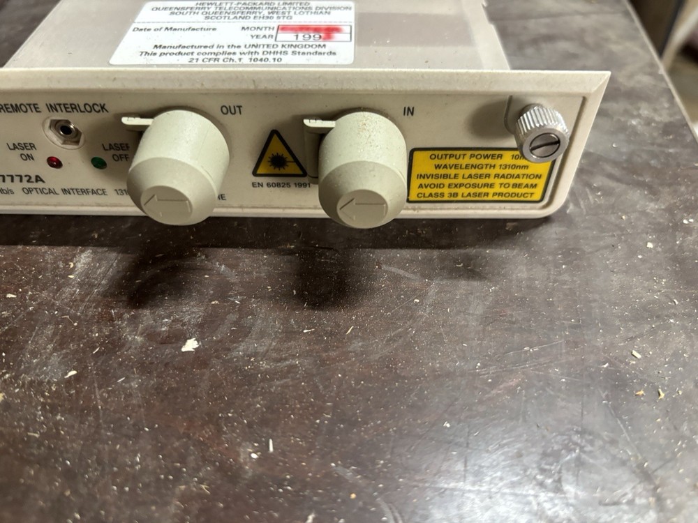 HP 37772A Optical Interface Module