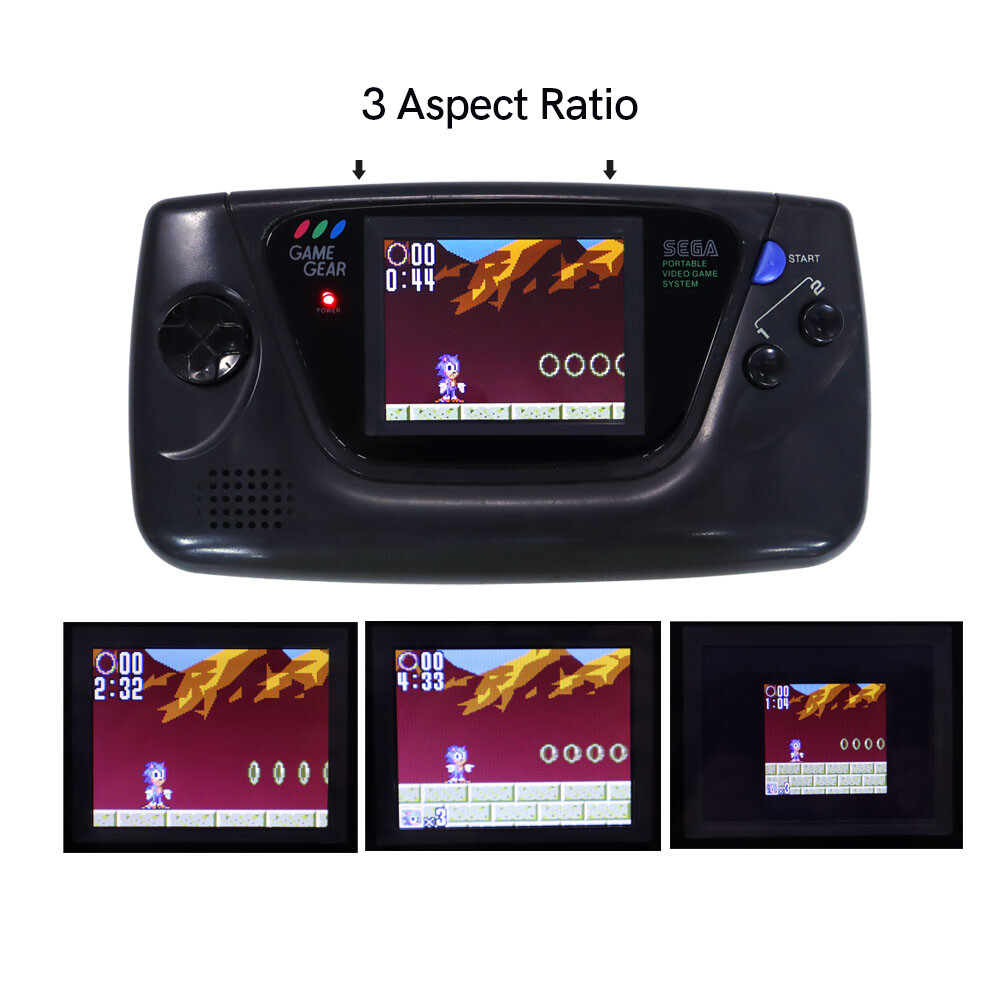 Touch Version Backlight High Light Brightness LCD Screen Kit For SEGA Game Gear