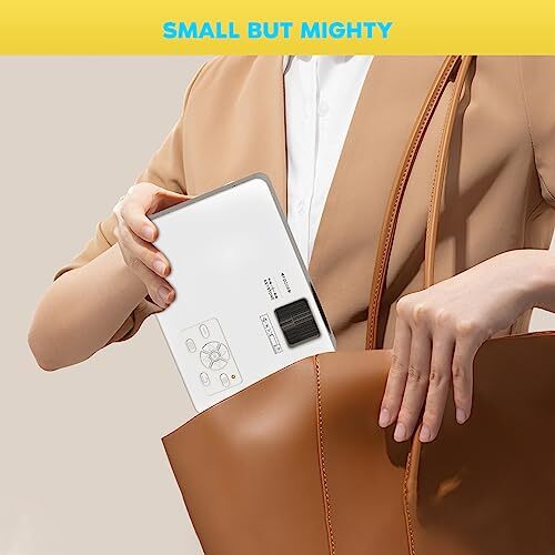 Mini Bluetooth Projector, Full HD 1080P Supported Portable A-9500 Bluetooth