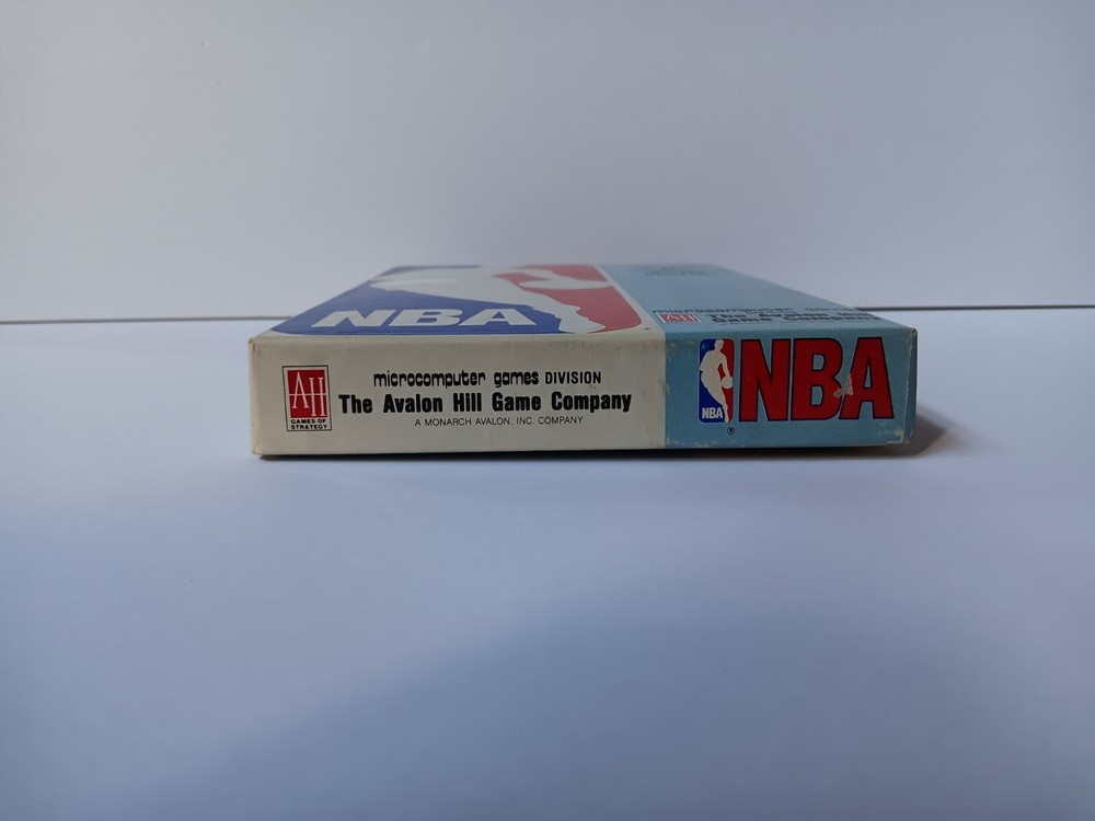 Commodore 64/128 NBA Basketball Avalon Hill Computer Game Software Tested/Works