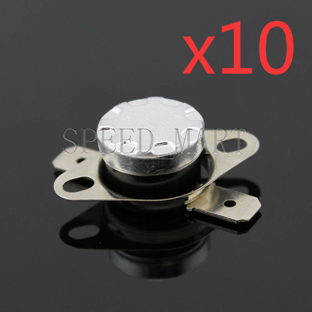 10 pcs Temperature Switch Control Sensor Thermal Thermostat 85°C N.C. KSD301