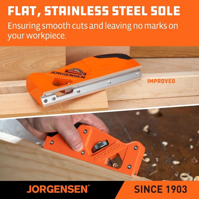 JORGENSEN Chamfer Plane 4 Cutter Heads w/ Storage