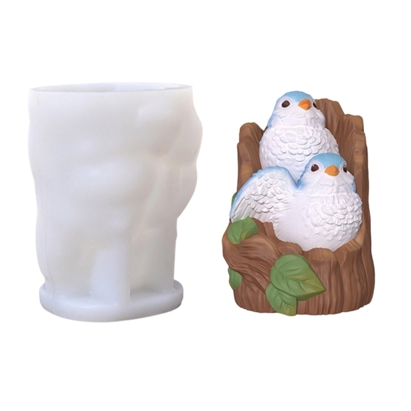 Stump Sparrow Silicone Mould for Baking Reusable Without