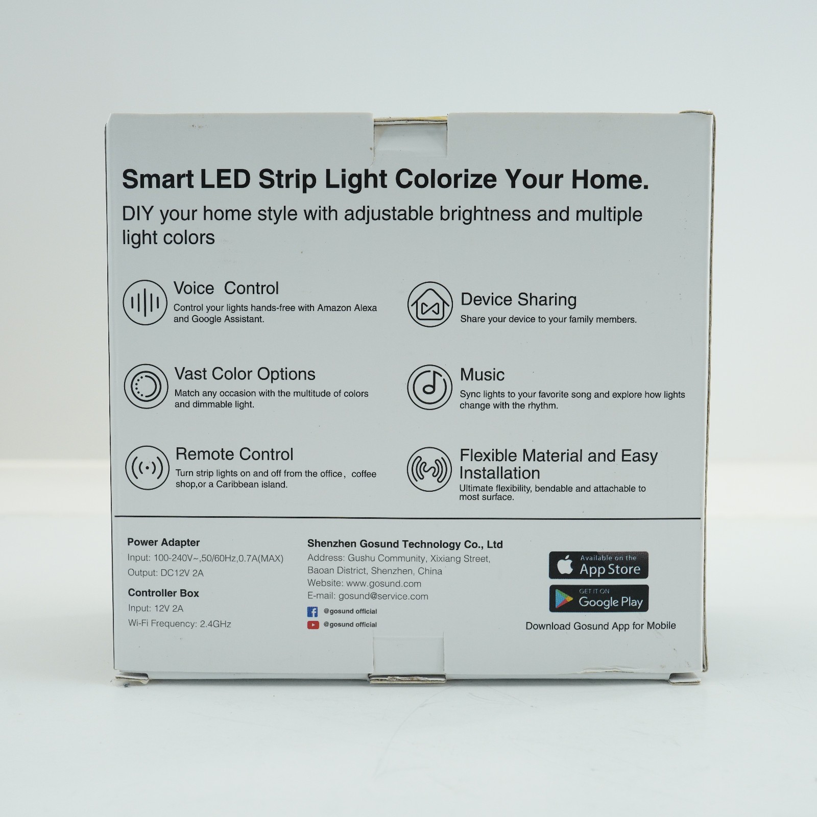 new Gosund 32.8ft Smart LED Strip Lights works with Alexa and Google