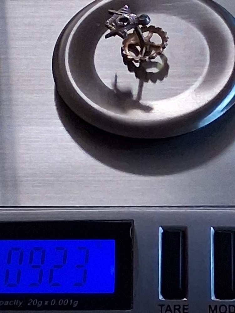 Masonic Grand Master pin 14k solid gold real diamond