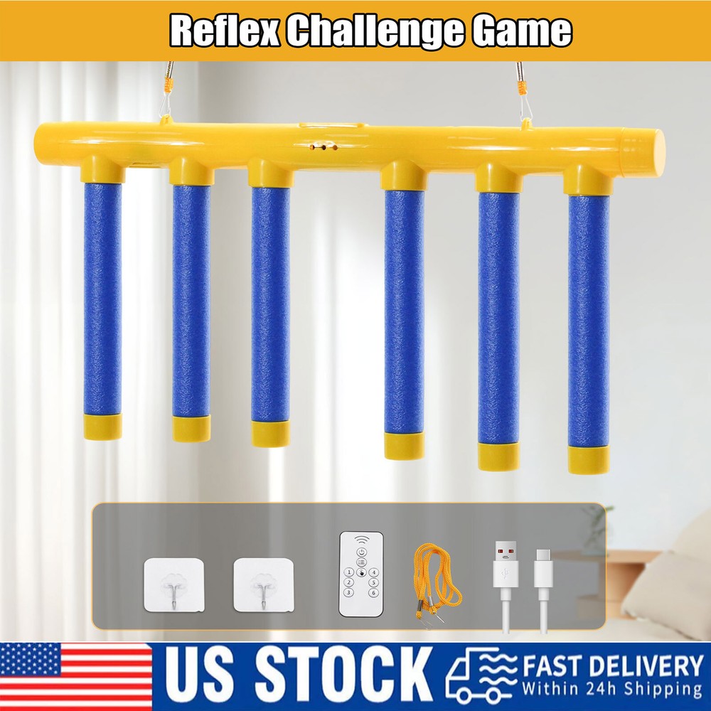 Reflex Challenge Game,Falling Sticks Game, New Hand Eye Coordination Training US