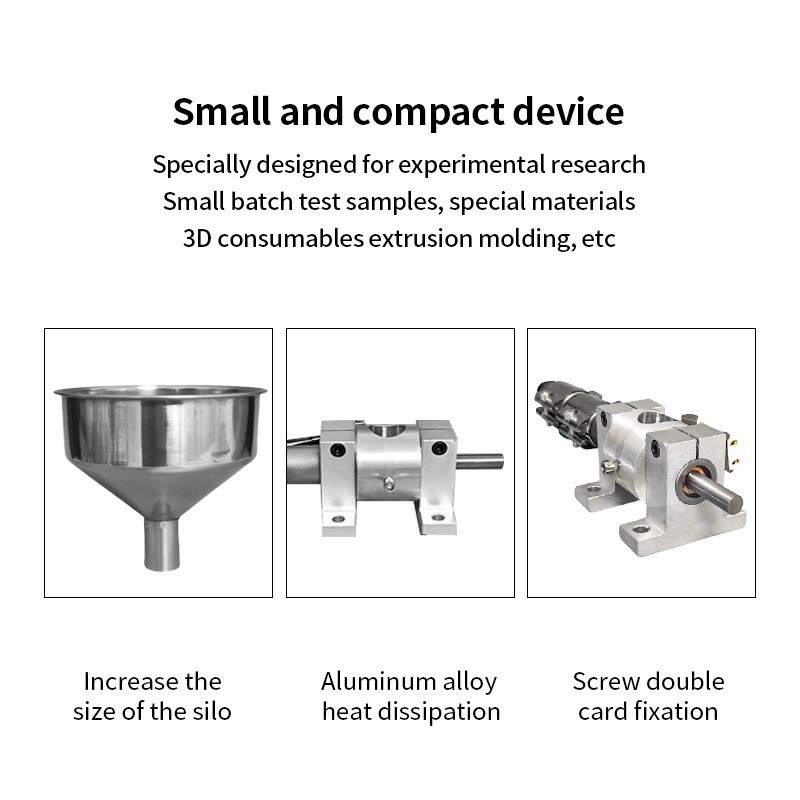 3D Filament Single Screw Extruder 110V Plastic Extrusion Processing Machine DIY
