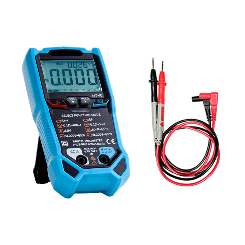 Digital MT40 Multimeter with Fast Sampling Rate and Backlight Functionality
