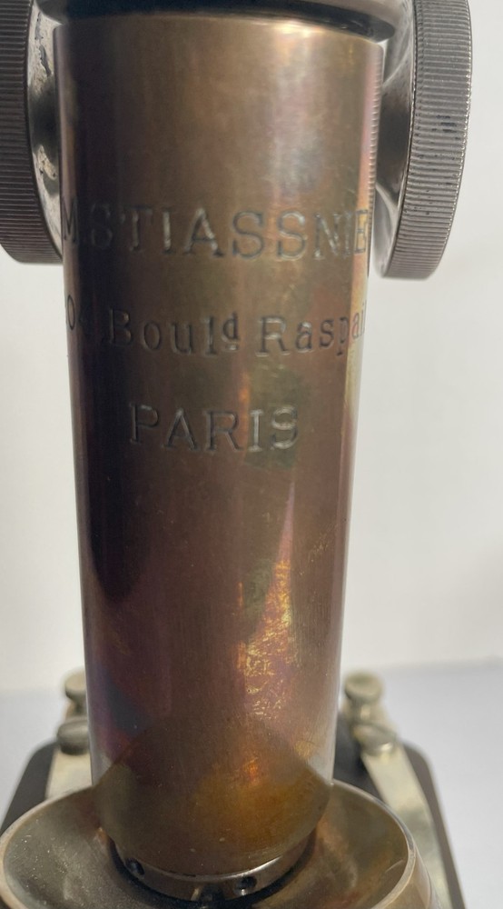 Cased Stiassnie Microscope with accessories