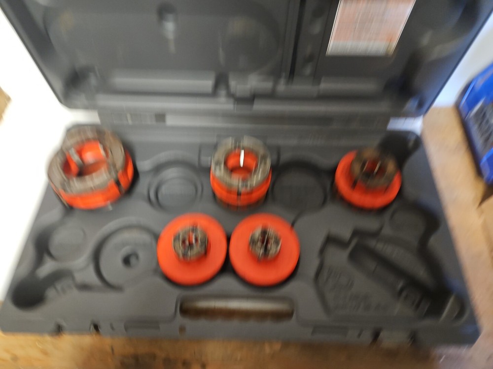 Rigid Pipe Threading Set 2" 1 1/4" 3/4" 1/4" and 1/8" Partial Set