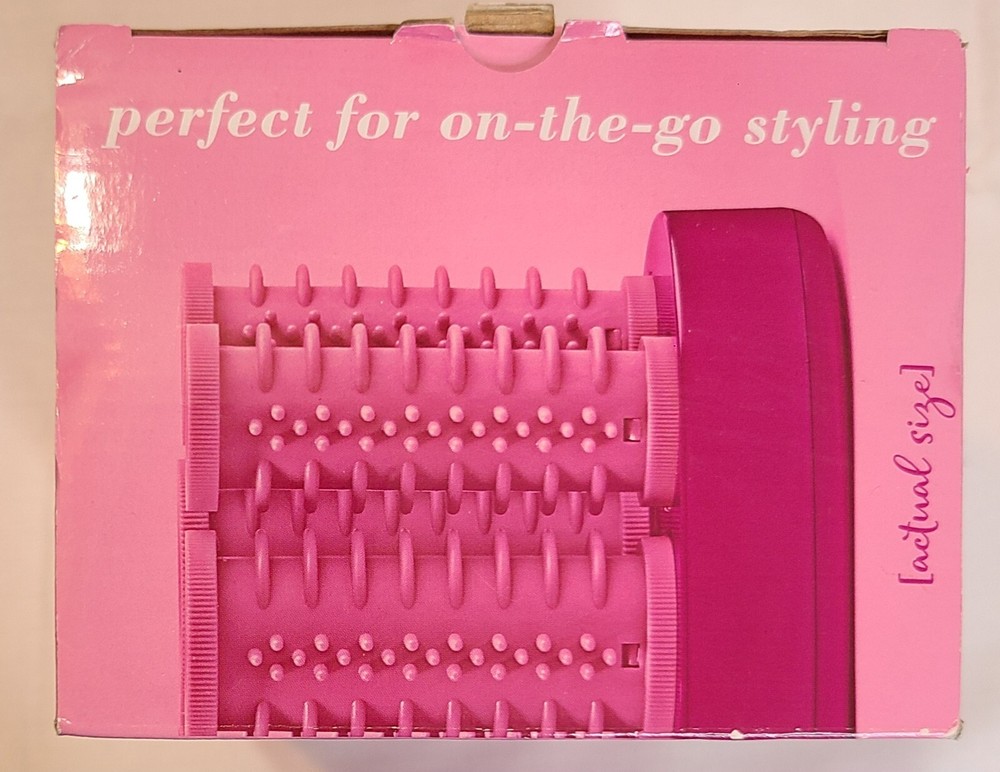Pink Conair Compact Multi-Size Hot Roller Set—10 multi-size rollers