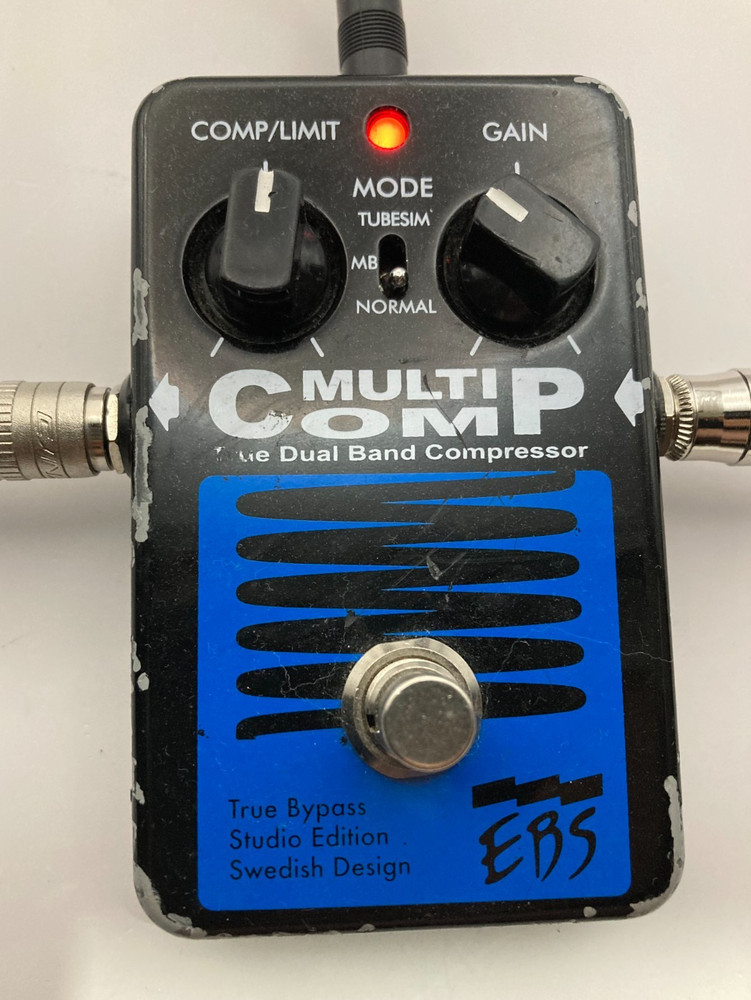 EBS MultiComp Studio Edition Compressor Pedal Tested Working
