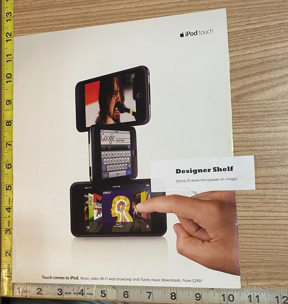 iPod Touch Dave Grohl Foo Fighters  Print Advertisement