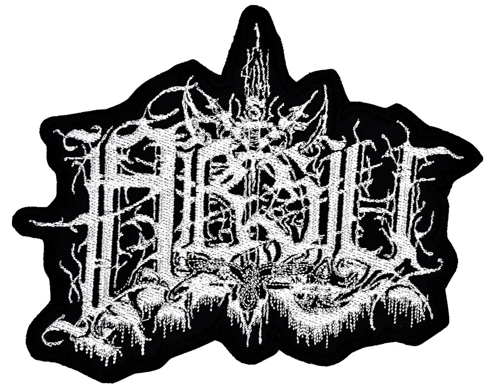 ABSU WHITE LOGO (shaped border) EMBROIDERED PATCH