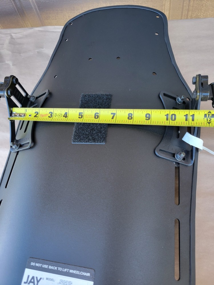 NEW Jay J3 Wheelchair Back Rest Shell Rigid Backrest Used