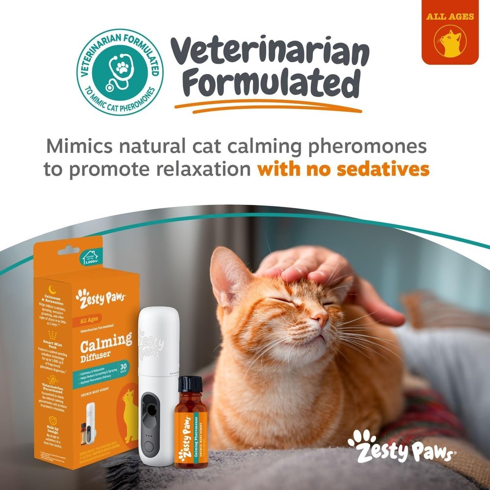 30 Day Cat Pheromones Calming Diffuser Plug-in Starter Kit - Cat Calming Diff...