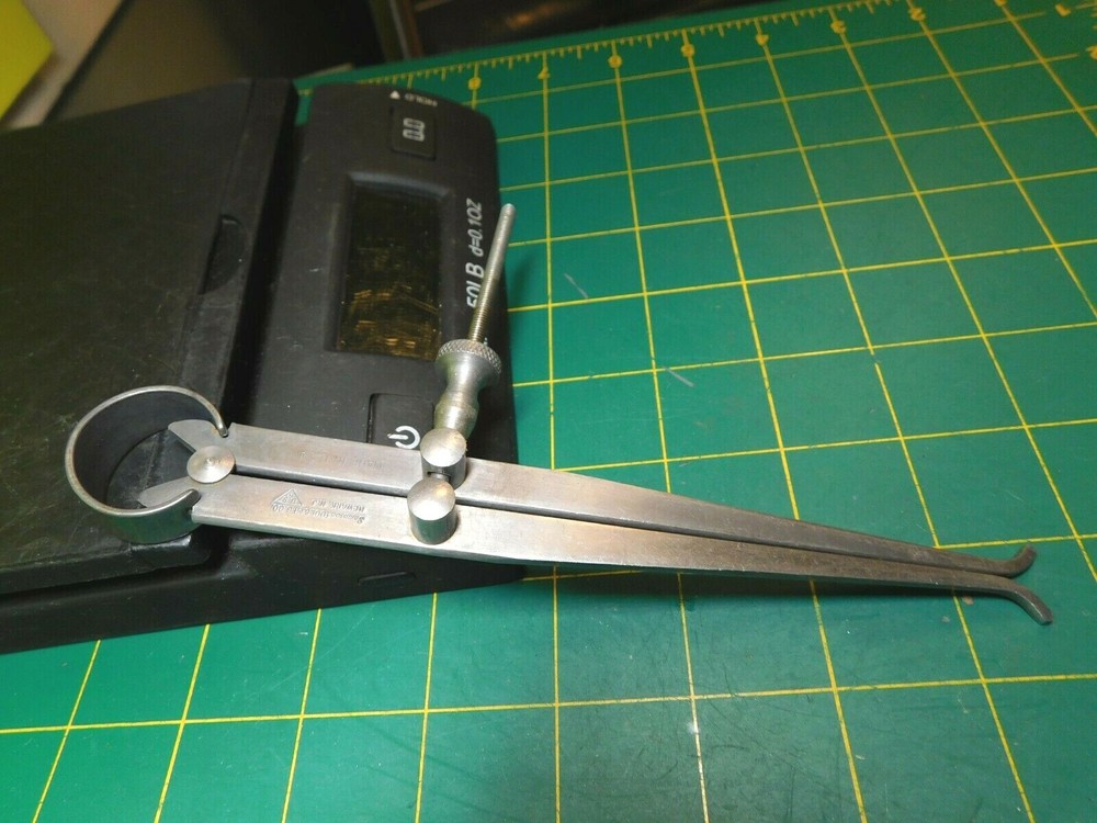 Vtg.Sampson Tool Co.7" Flat Leg Spring Type Inside caliper
