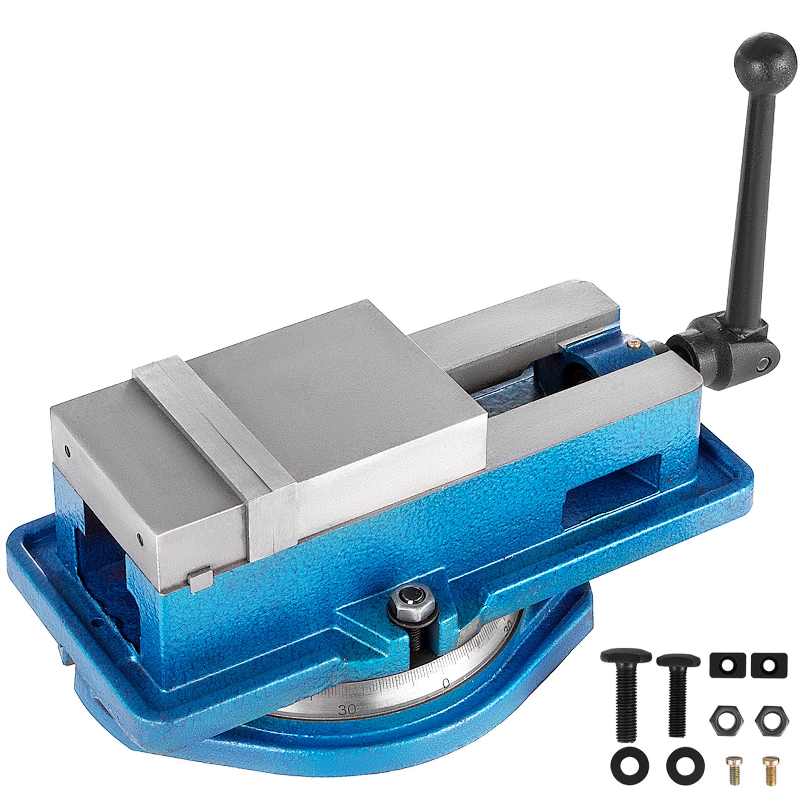 4" Milling Machine Vise w/ 360° Swivel Base CNC Precision Vise Drilling
