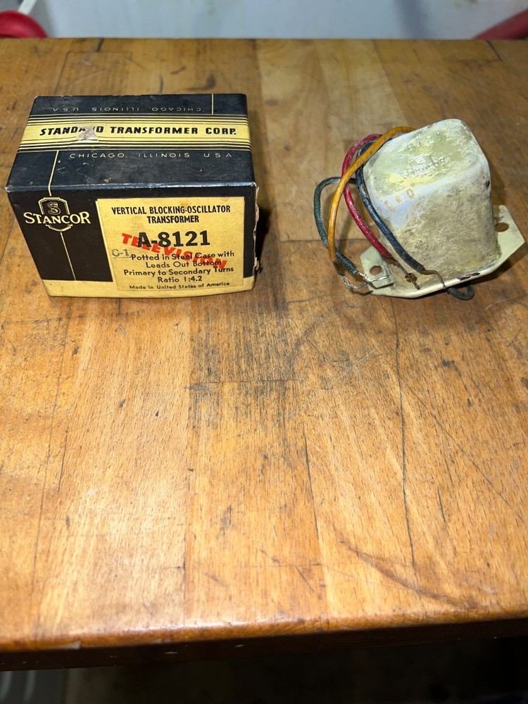 Antique NOS Stancor A-8121 Vertical Blocking Oscillator Transformer Television