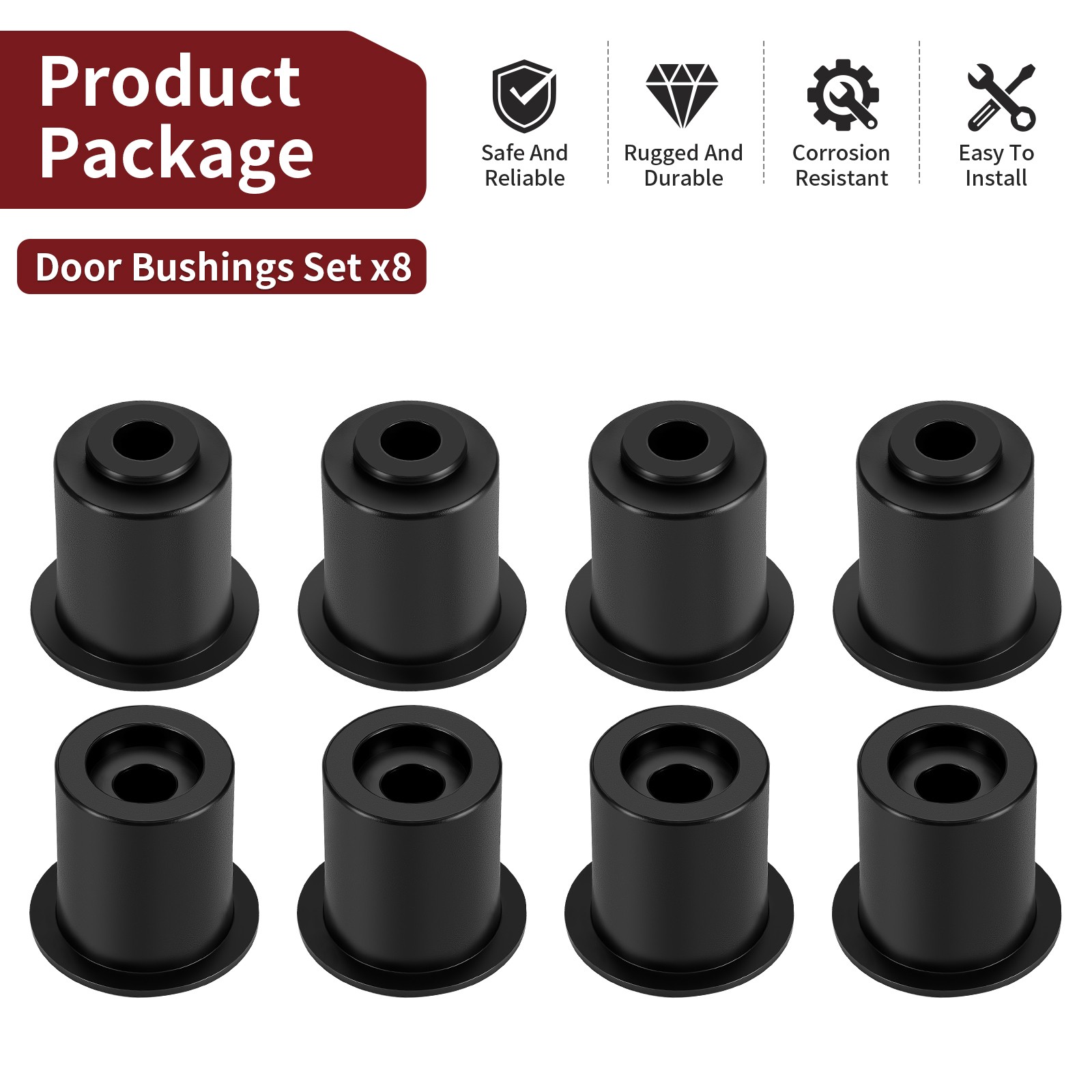 2016-2024 For Honda Pioneer 1000-5 SXS1000M5 D/L/P Front And Rear Door Bushings