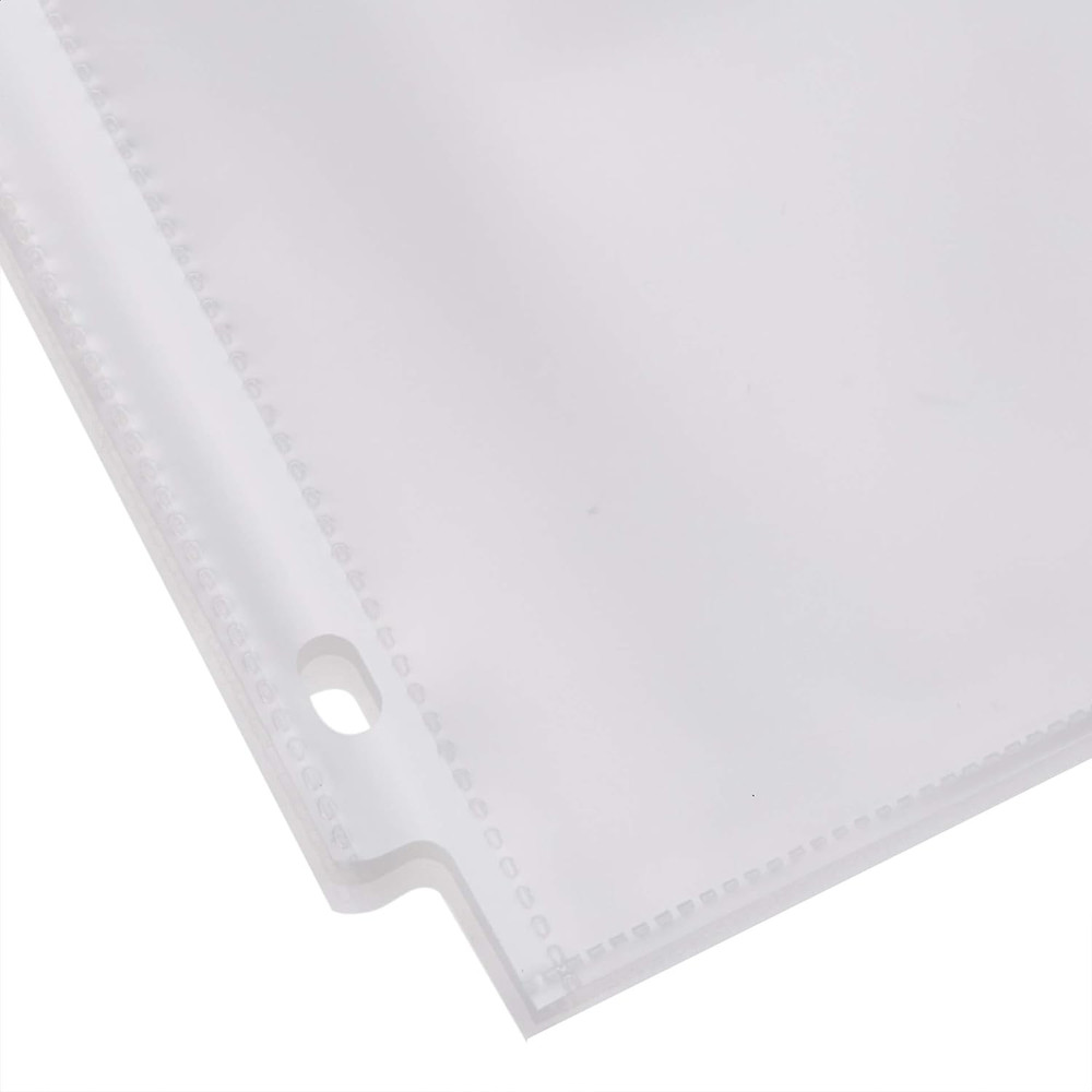 Heavy Duty Non-Glare Sheet Protector for Documents, 3 Ring Binder, Top Loading,
