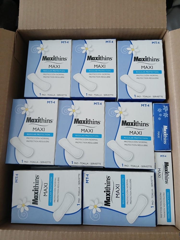 Hospeco Maxithins Thin Full Protection Pads 60 Individually Boxed