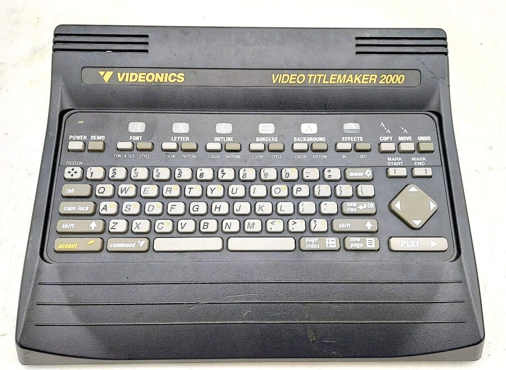 Videonics Video Titlemaker 2000 Model TM 2000 NTSC