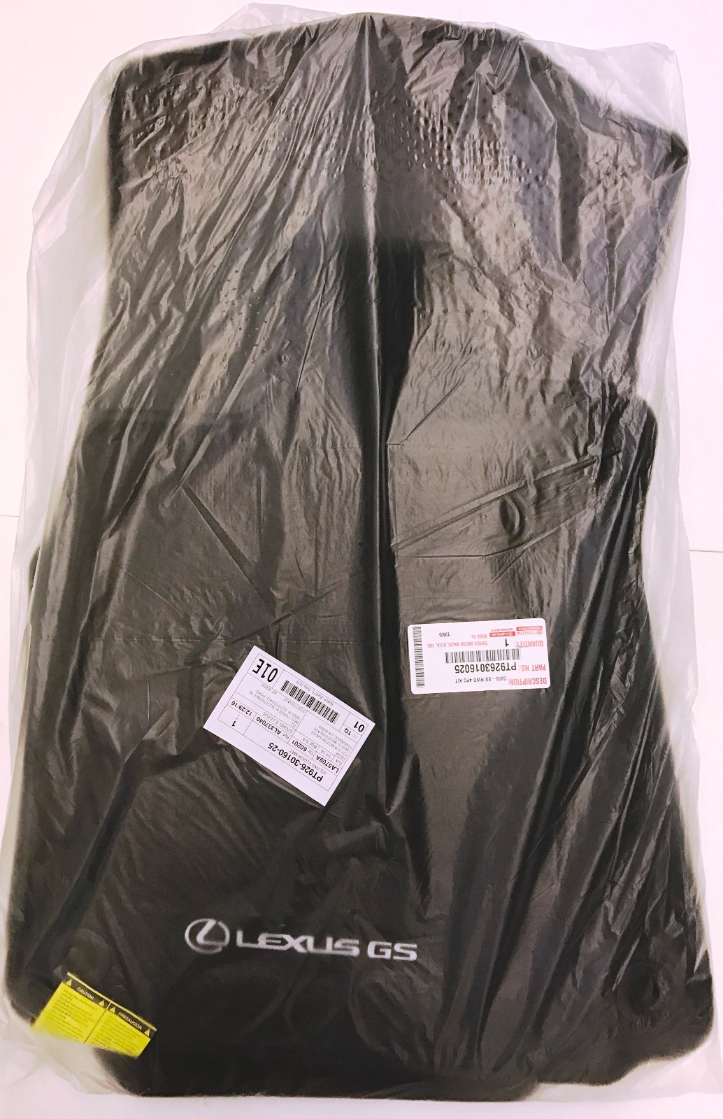 NEW LEXUS OEM FACTORY CARPET FLOOR MAT SET 2013-2018 GS350 GS450H 2WD BLACK