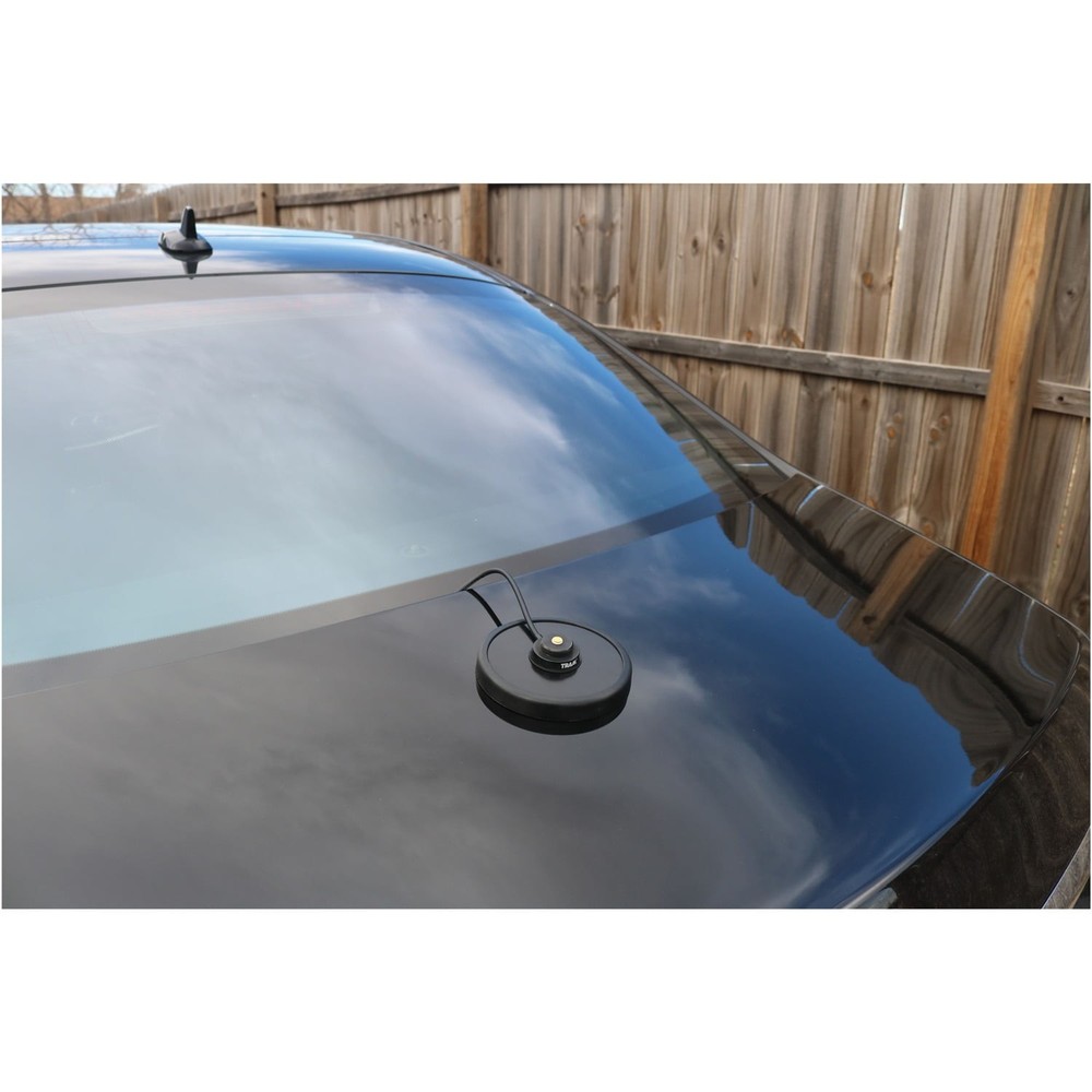 Tram 1241 5" NMO Magnet Mount - Solid-brass black NMO mount