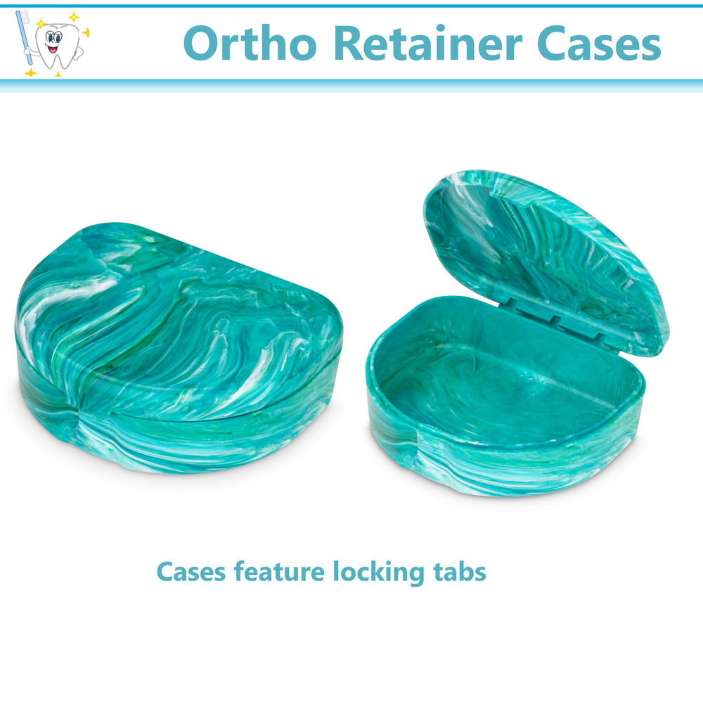 240 Sealed Assorted Dental Retainer Boxes Denture Case Containers Box (20 Box)