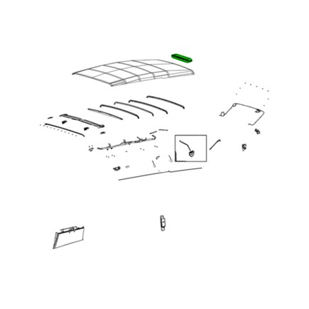 Mopar 68252399AA Tie Down Strap