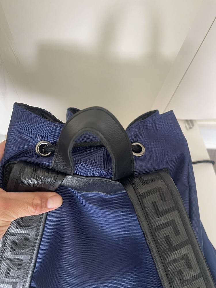 Versace Blue & Black Backpack