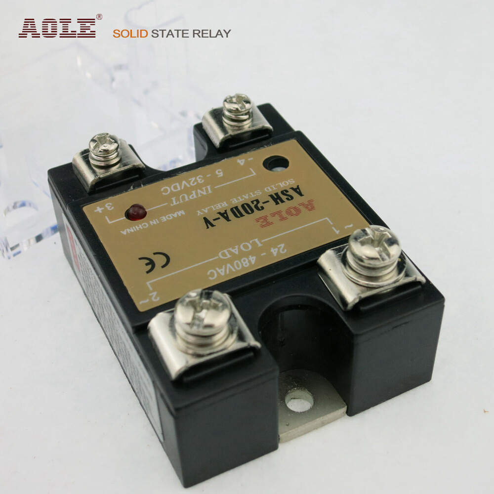 Single-phase solid state relay ASH-20DA-V built-in potentiometer 20A