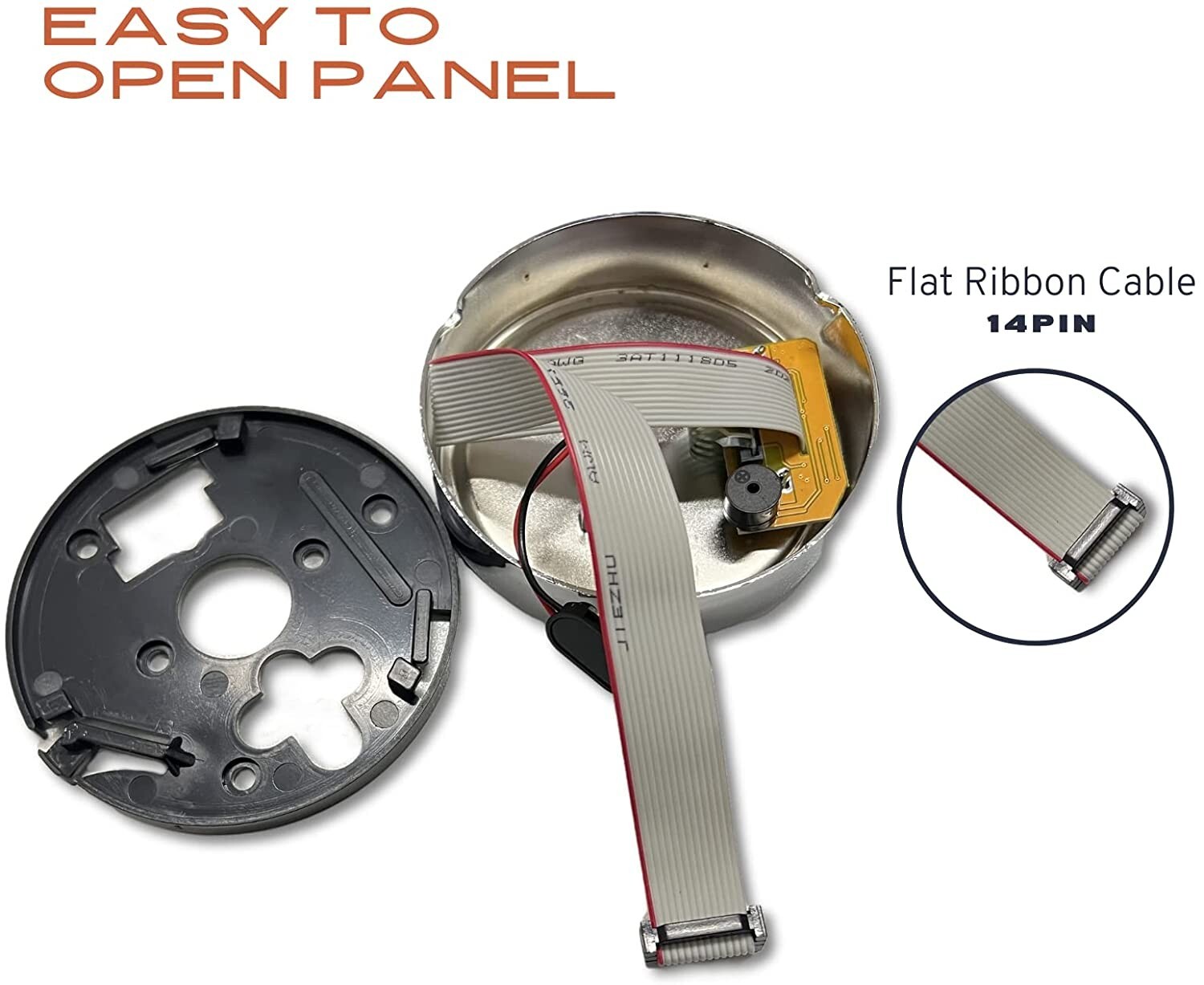Electronic Safe Lock Replacement Keypad with Solenoid Lock & 2 Override Keys