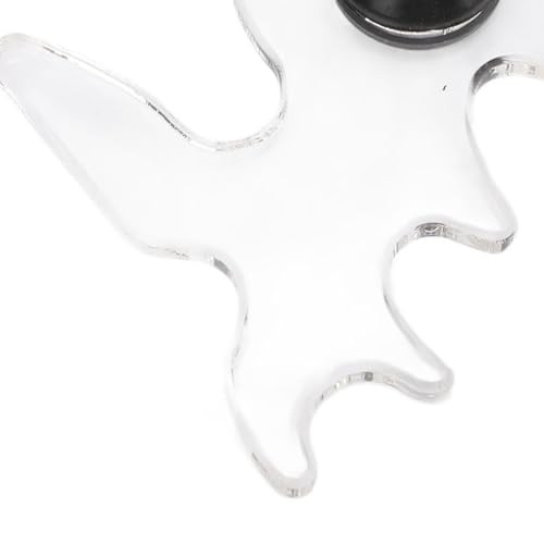 Billiard Bridge Head, Clear Acrylic Moosehead Design, Soft Rubber Insert Pool