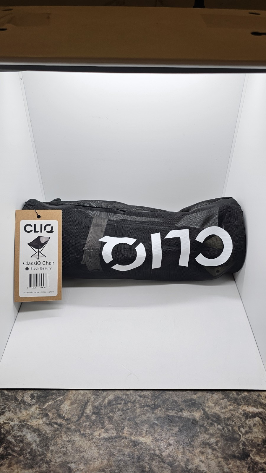 CLIQ ClassiQ Camping Chair, Black Beauty